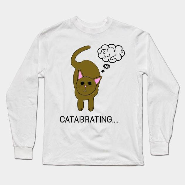 Cat-a-brating Funny Cat Lover Engineer Math Lover Long Sleeve T-Shirt by MidnightSky07